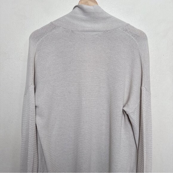 Aritzia Womens Xsmall Birch Open Front Open Knitted Cardigan - Picture 11 of 13